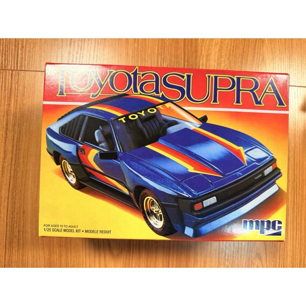 Vintage 1983 Toyota Celica Supra 1/25 Model Kit MPC 891 Round 2 Started